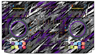 Denon DJ MCX 8000 Skin Sparkasm Purple